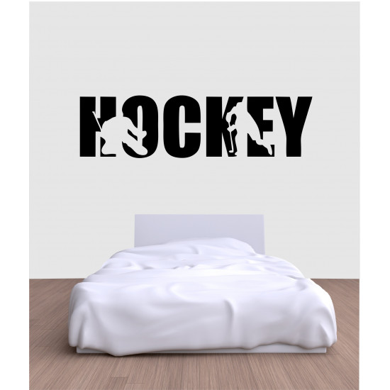 Sticker mural - Décalque Hockey